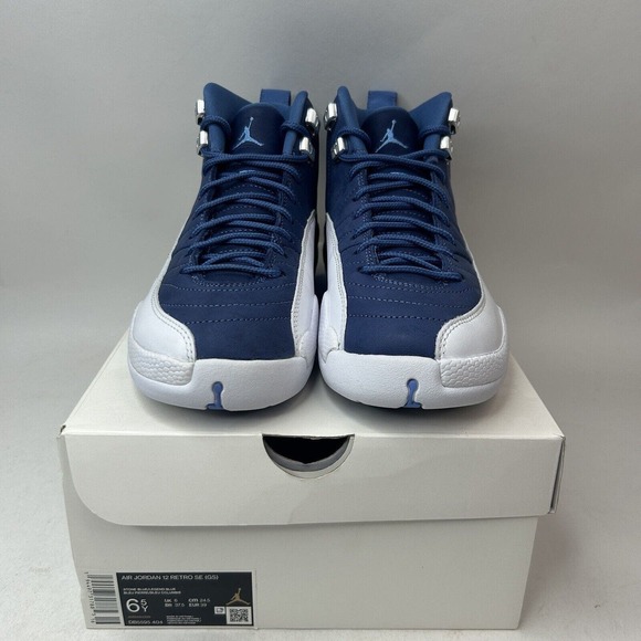 Nike Air Jordan 12 Retro SE GS “Indigo/Legend Blue” DB5595-404 6.5Y/Women’s 8 - Picture 2 of 5